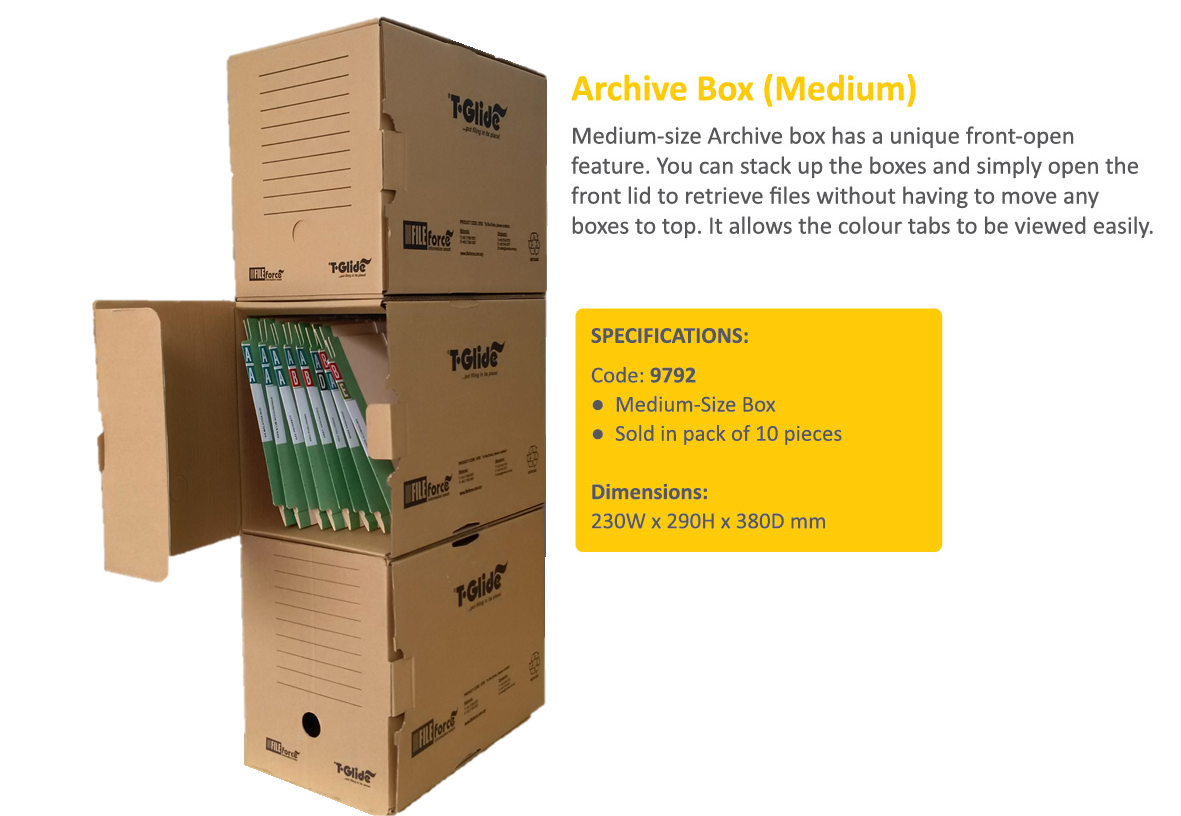 Storage Box, Document Box, Archive Box (5 pcs) Malaysia