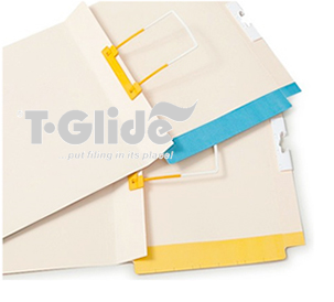 T-Glide paper files with smart fileforce clips