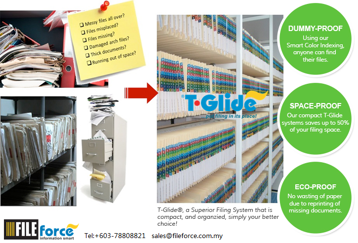 T-Glide the superior filing system
