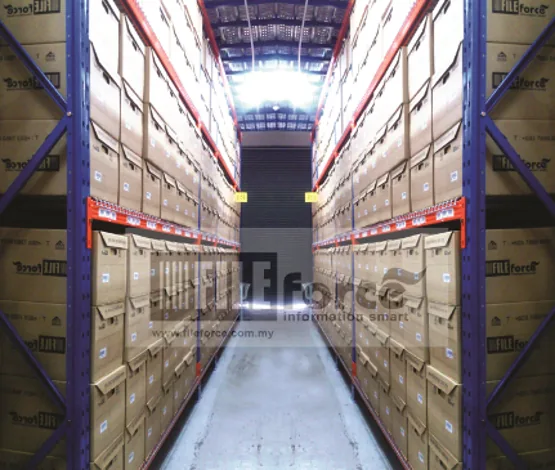 Fileforce archive storage racking